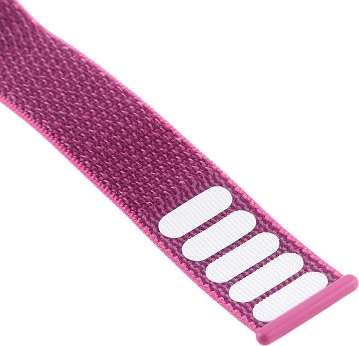 Actual product image Cover-Discount Apple Watch 42 / 44mm - Nylon strap with velcro purple (42 mm, 44 mm, Nylon)
