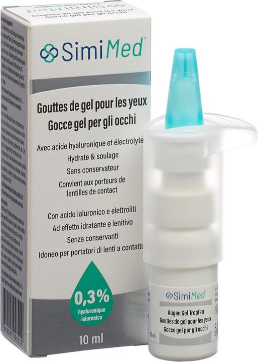 Produktbild SimiMed Augen Gel Tropfen 0.3 % Hyaluron (10 ml, 10 ml Augen Gel Tropfen)