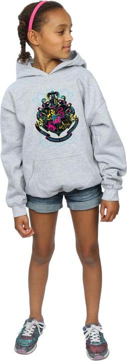 Actual product image Girls Hogwarts Crest Cotton Hoodie (116)