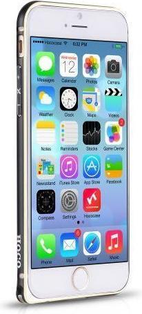 Produktbild Hoco Apple iPhone 6 / 6S Blade series Hippocampal Buckle Metal Bumper HI-T025 black (Apple iPhone 6)