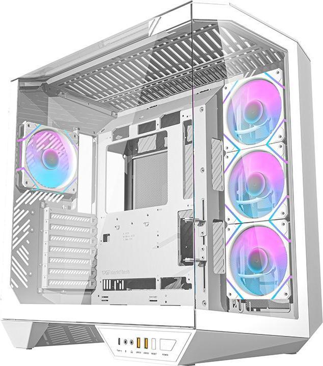 Immagine prodotto Darkflash Tech Darkflash DY470 computer case (white) + 4 fans + GPU bracket