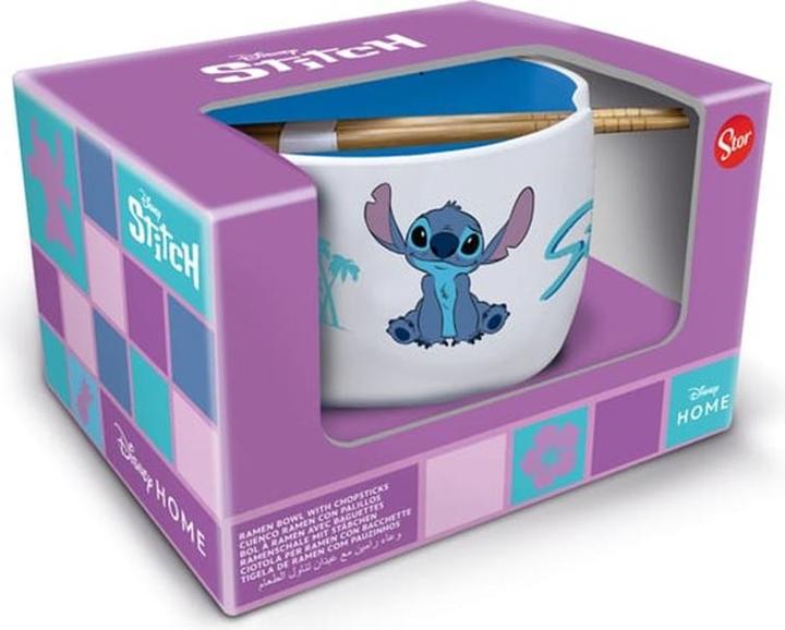 Actual product image Stor STITCH - Bol à Ramen avec Baguette - 450 ml