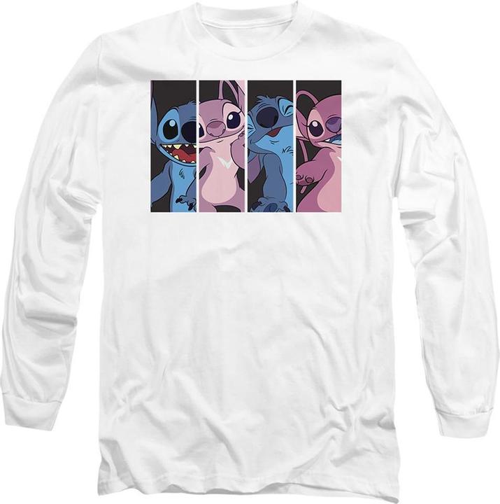 Actual product image Lilo & Stitch Unisex Adult Stitch Angel Boxes T-Shirt (XXL)