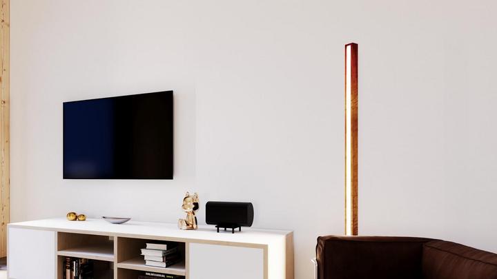 Image du produit kln.swiss Lampadaire en bois Columna (4845 lm)