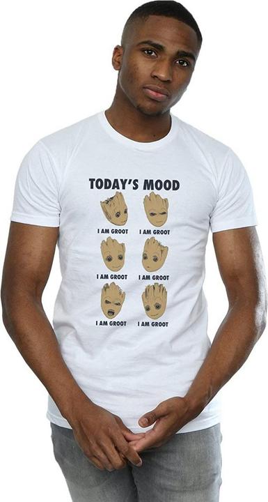 Actual product image Guardians of the Galaxy Mens Today's Mood Baby Groot Cotton T-Shirt (XL)