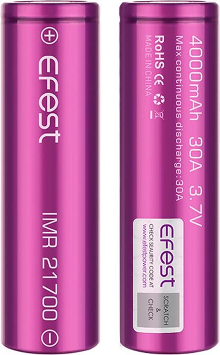 Immagine prodotto Efest 21700 4000mAh 30A (2 x)