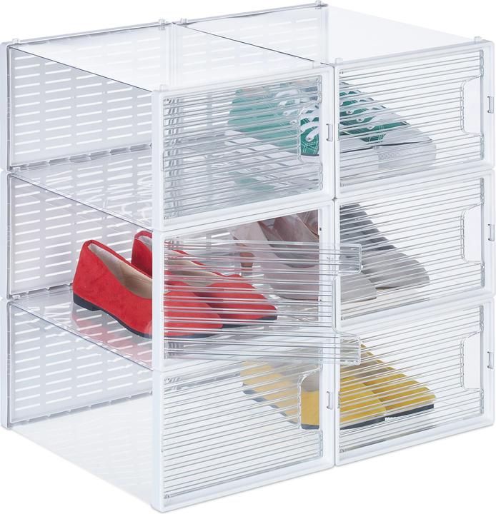 Immagine prodotto Relaxdays 6x scatola da scarpe (23,5 x 34 x 15,5 cm)