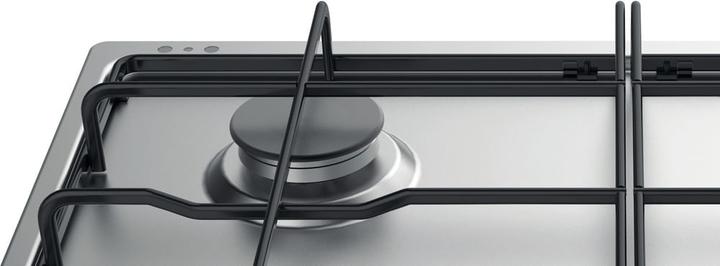 Produktbild Indesit THP 642 IX/I Kochfeld Schwarz, Edelstahl Einbau-Gasherd(e) 4 Kochstellen