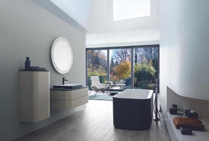 Actual product image Duravit Happy D.2 Plus Vanity unit for wall-mounted console, 1600x550 mm, 4 drawers, for top-mounted (160 x 55 x 41 cm)