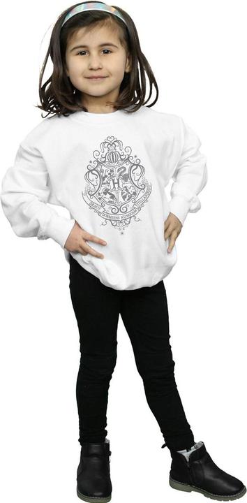 Actual product image Girls Hogwarts Draco Dormiens Crest Sweatshirt (140, 146)