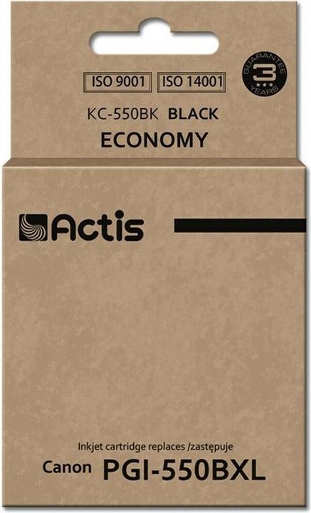 Factis KC-550Bk ink cartridge for Canon PGI-550Bk with chip - Kompatibel - Tintenpatron (BK)
