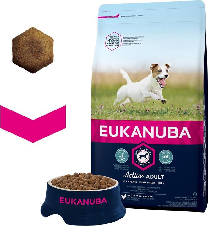Produktbild Eukanuba Adult Small Breed Huhn (Adult, 1 Stk., 3000 g)