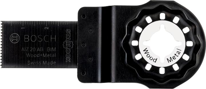 Immagine prodotto Bosch Professional Zubehör Lama per taglio a tuffo BIM AIZ 20 AB, Legno e metallo, 30 x 20 mm, confezione da 5