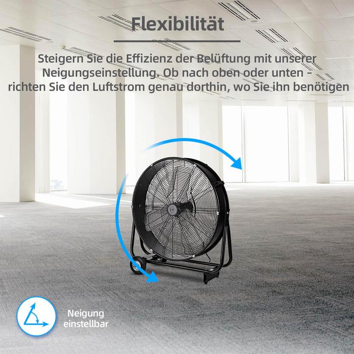 Produktbild Be Cool BCIWM60CM Bodenventilator Industrie-Windmaschine 60cm (67.20 dB)