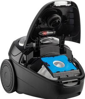 Productafbeelding Tomado TVC2002B - Stofzuiger met zak - 2 liter- HEPA 12 filter - Lichtgewicht - Zwart