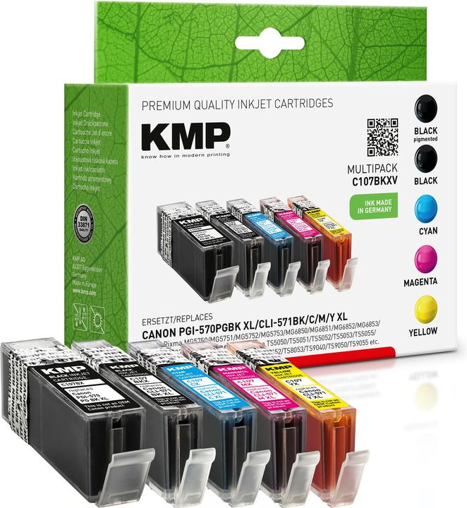 Produktbild KMP C107BKXV (M, PGBK, BK, C, Y)