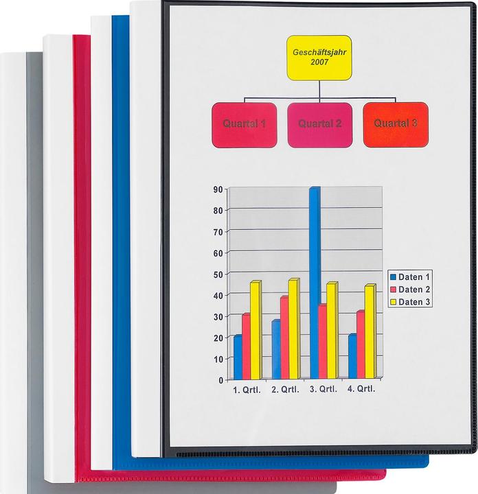 Produktbild Foldersys Präsentations-Sichtbuch mit Fronttasche, für DIN A4, 30 Sichthüllen (A4, 1 x)