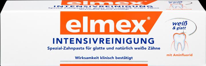 Label énergétique Elmex Dentifrice de nettoyage intensif (50 ml)