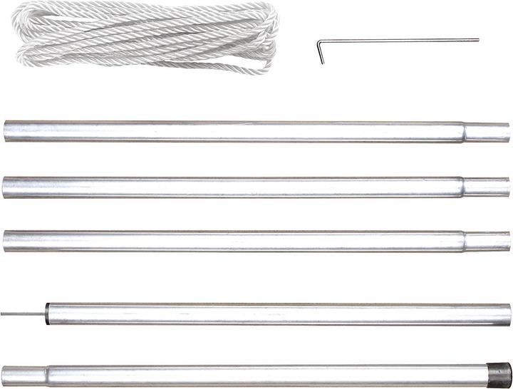 Perel Jeu de perches pour les voiles solaires (2,5 x 250 cm)