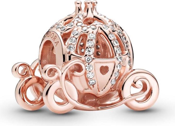 Pandora Disney Rose Cinderella Pumpkin Coach Charm (rosevergoldet, Metall)