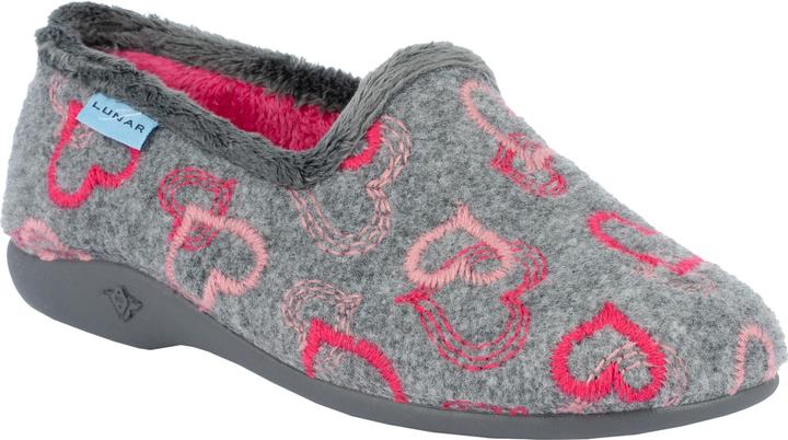 Lunar Hausschuhe Jolly Herzen (37)