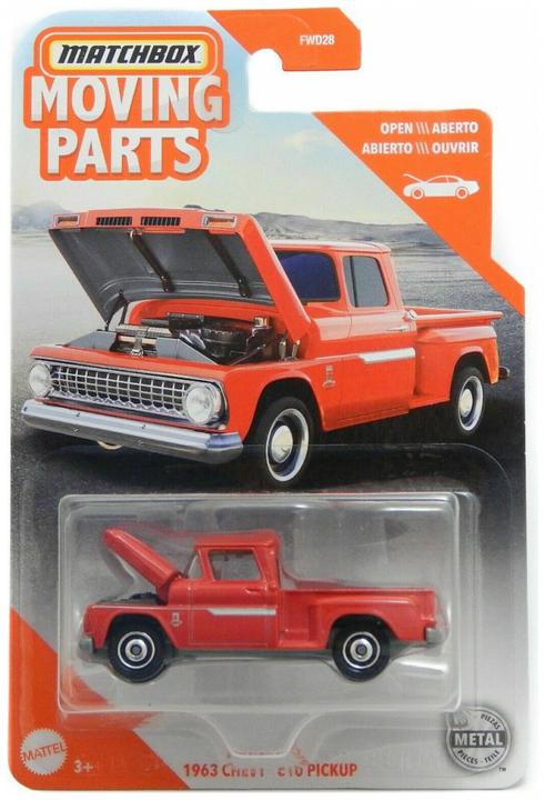 Actual product image Matchbox Cars with moving parts range