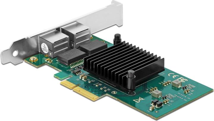 Actual product image Delock PCI Express x4 card 2 x RJ45 Gigabit LAN i82576 (Ethernet, RJ45)