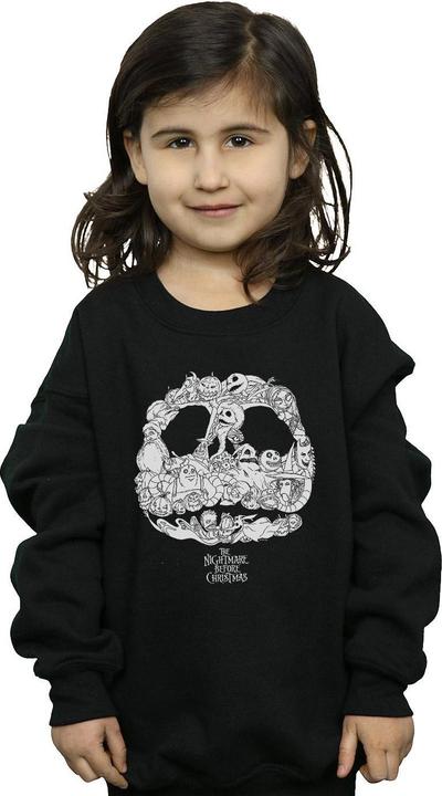 Image du produit Disney - Sweat NIGHTMARE BEFORE CHRISTMAS JACK SKELLINGTON JACK-O-LANTERNS - Fille (128)