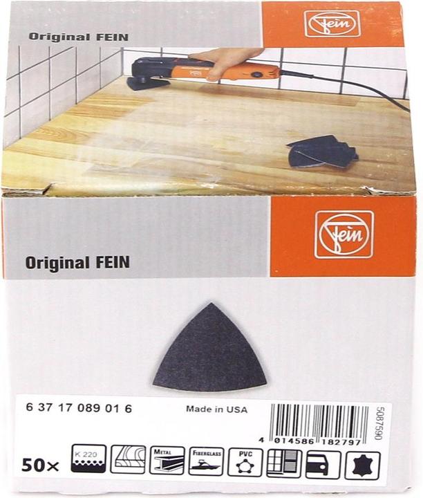 Actual product image Fein Delta sandpaper with Velcro (220)