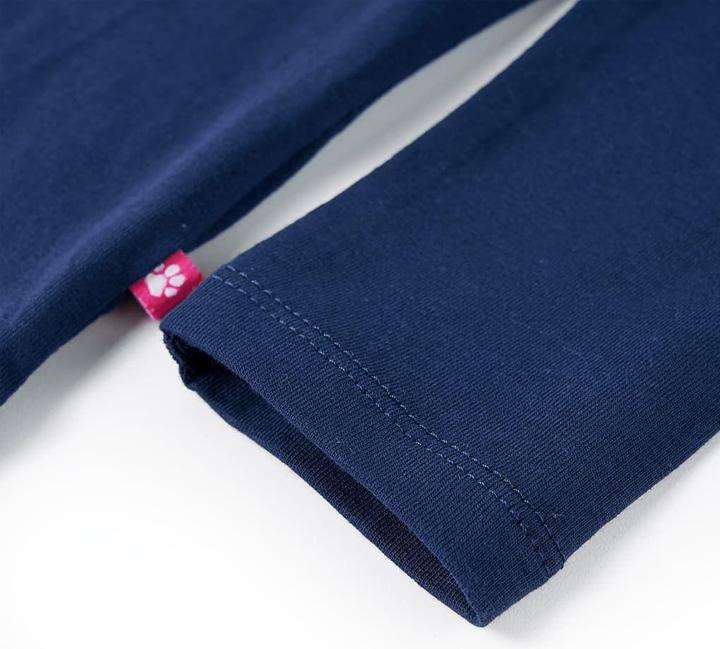 Produktbild VidaXL Kinder-Langarmshirt Marineblau 128,Material: 95 % Baumwolle (128)