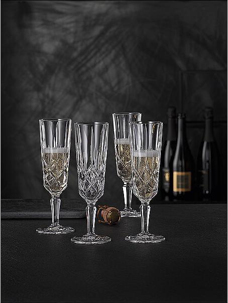 Immagine prodotto Nachtmann Champagnerglas Noblesse (15.50 cl, 4 Occhiali, Bicchieri da champagne)