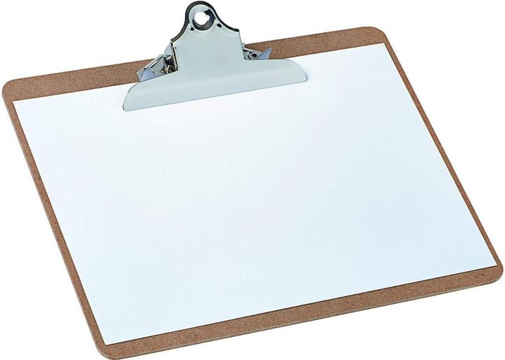 Actual product image Maul Clipboard MAULclassic, hardboard wood, DIN A4 landscape (31 x 26 x 4.5 cm)