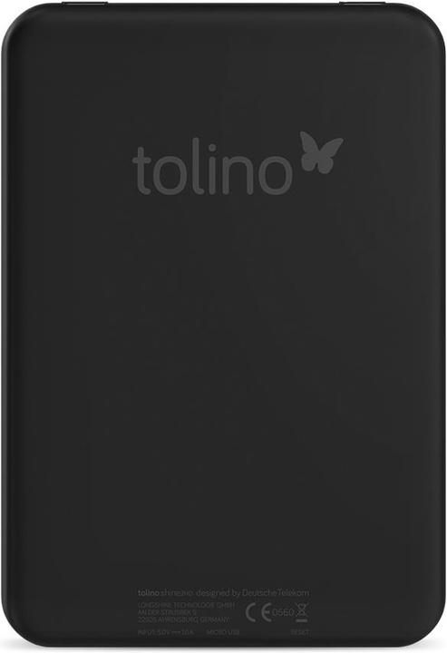 Produktbild tolino shine 2 HD (6", 4 GB, Schwarz)