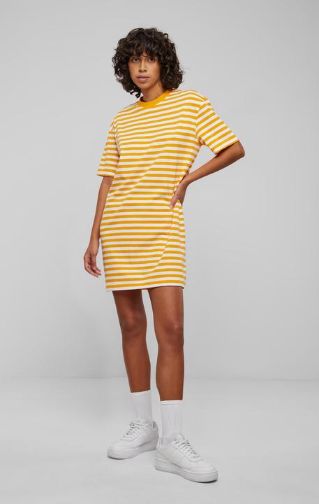 Actual product image Urban Classics Ladies Oversized Striped Tee Dress - 142655 (4XL)