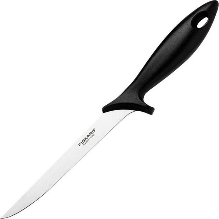 Actual product image Fiskars Filleting knife with flexible blade, Essential, total length: 30 cm, stainless steel / PP synthetic (18 cm)