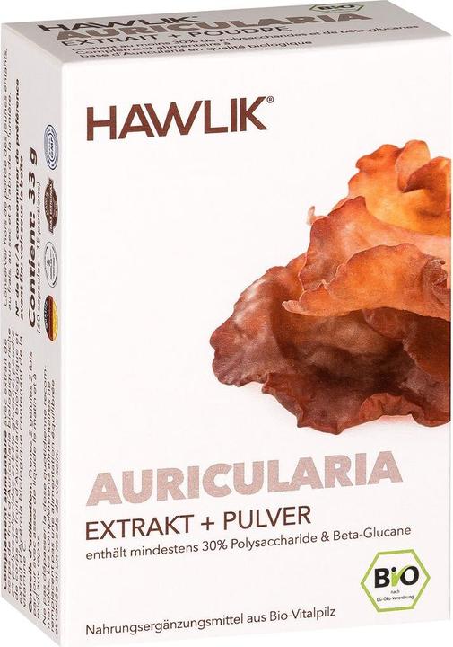 Actual product image Hawlik Auricularia extract + powder capsule (60 Piece, Capsules, 57 g)