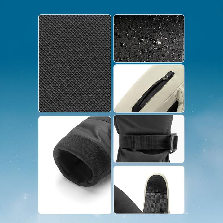 Actual product image Dakine The others Qunature Qunature Full Length Ski Gloves Size M - Black (M)