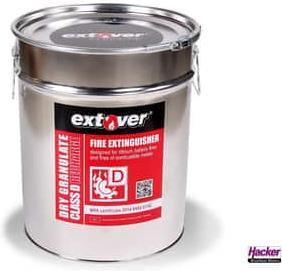 Produktbild Hacker Extover - Feuerlöschgranulat - Metalleimer - 30l