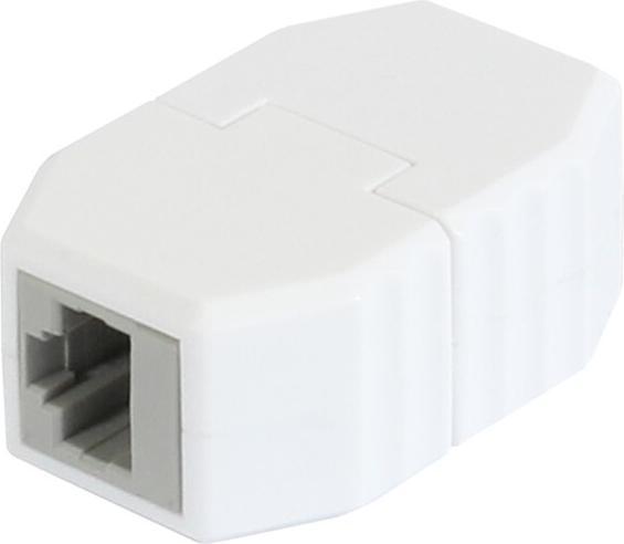 Produktbild Allnet TP-TP Kupplung,CAT6A,Buchse,1:1,8-pol., RJ45, magnetische Sicherungskupplung 50er Bulk Set, Abwurfb (Netzwerk Kupplung)