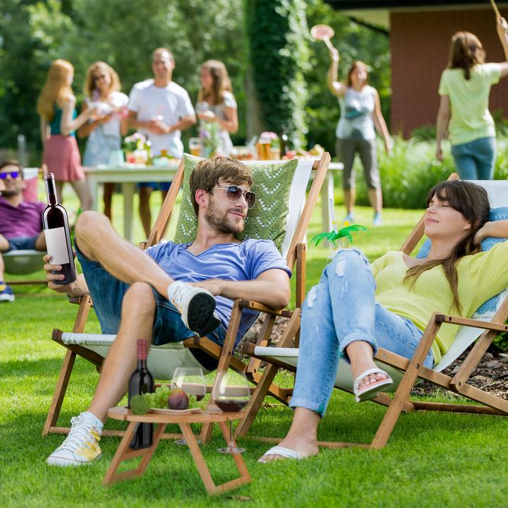 Actual product image Relaxdays Picnic wine table