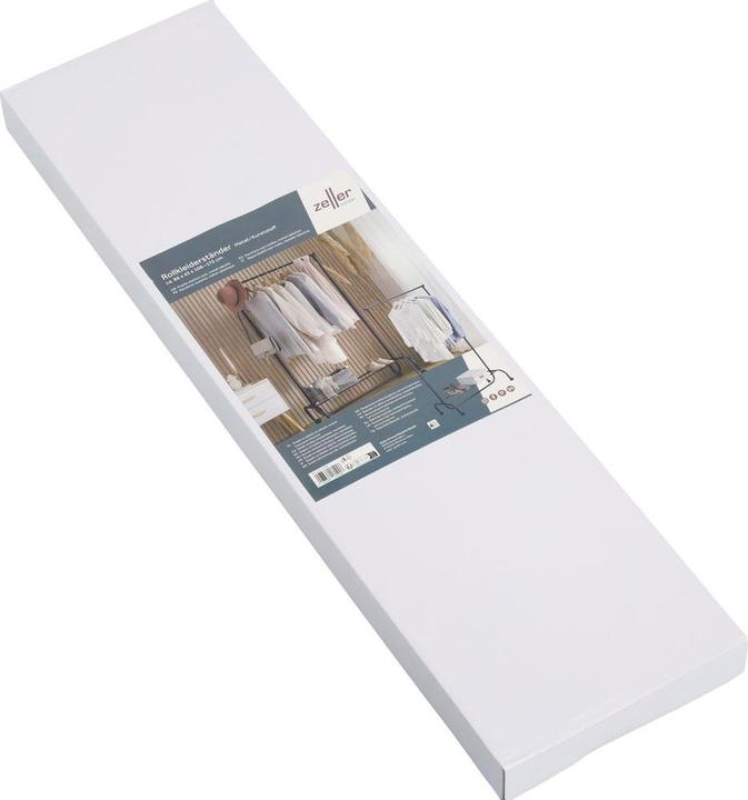 Actual product image Zeller Present Roller clothes rack, metal/plastic