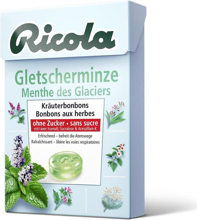 Immagine prodotto Ricola Caramelle alla menta glaciale senza zucchero Box (1 pz., 50 g)