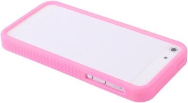 Produktbild König Design Handy Hülle Schutz Case Cover Schale Bumper Etui für Apple iPhone SE Pink Neu (Apple iPhone SE)