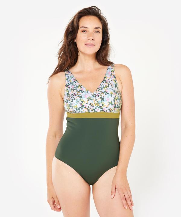 Produktbild Nabaiji Women’s swimming larger bust 1-piece swimsuit - Mia all mini green (40, 42)