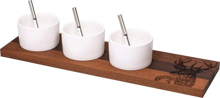 Actual product image Kadastar ApéroSet Hirschgross, ThermoEsche, 50 x 14 x 2 cm