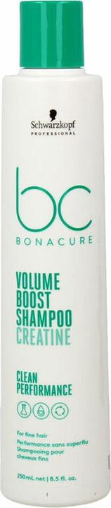 Produktbild Schwarzkopf Kräftigendes Shampoo Bonacure Volumen Boost Creatine (250 ml) (250 ml, Flüssiges Shampoo)