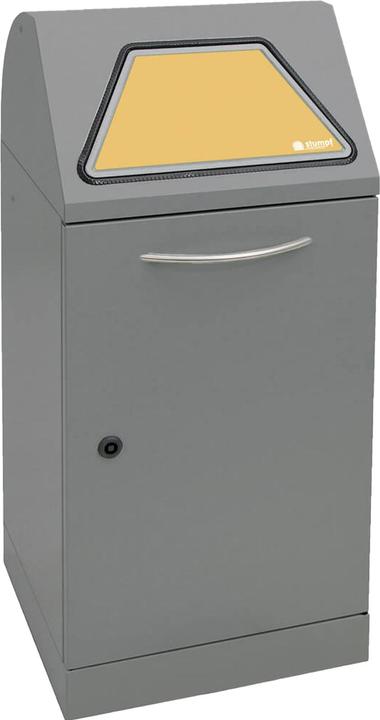 kaiserkraft System recyclable waste collectors, manually operated flap (60 l)