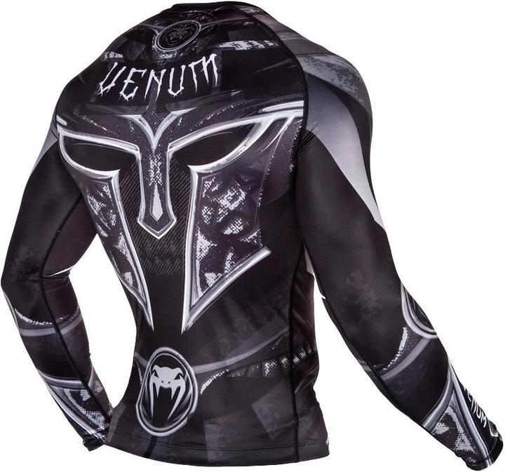 Immagine prodotto Venum Gladiator 3.0 Rashguard - Nero-Bianco - Maniche Lunghe (XL)