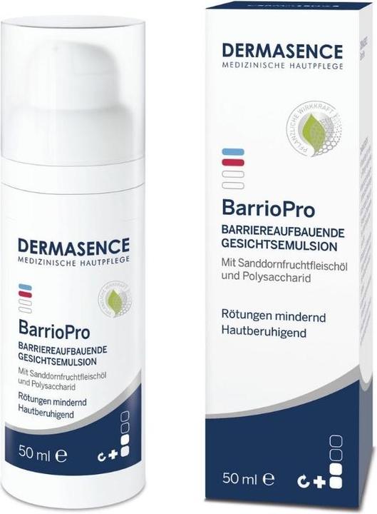 Immagine prodotto Dermasence BarrioPro Emulsione Barriera Ricostruttiva Lenitiva per la Pelle, Soluzione da 50 ml (50 ml, Crema 24h)