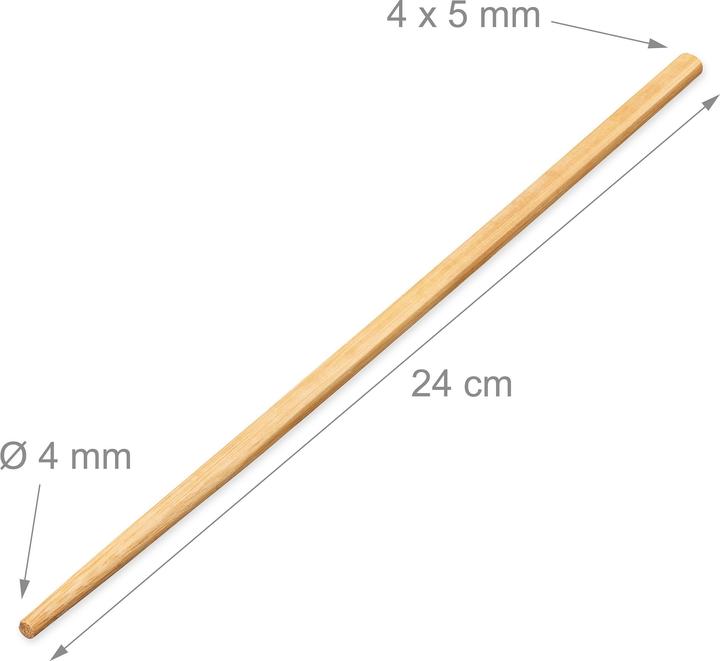 Actual product image Relaxdays 10 Pairs Bamboo Chopsticks (20 Piece, Chopsticks)